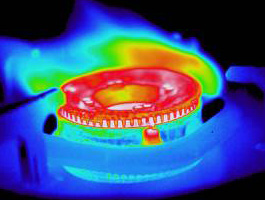 火炎計測モデルで撮影した画像