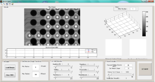 X線画像を BGA Pro に取り込んだ画面