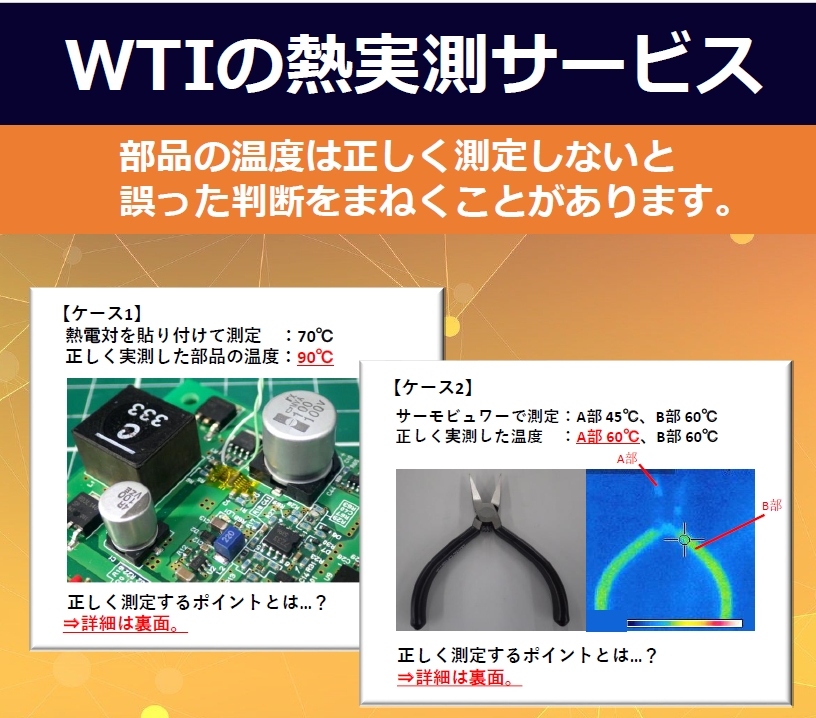 WTIの熱実測サービス