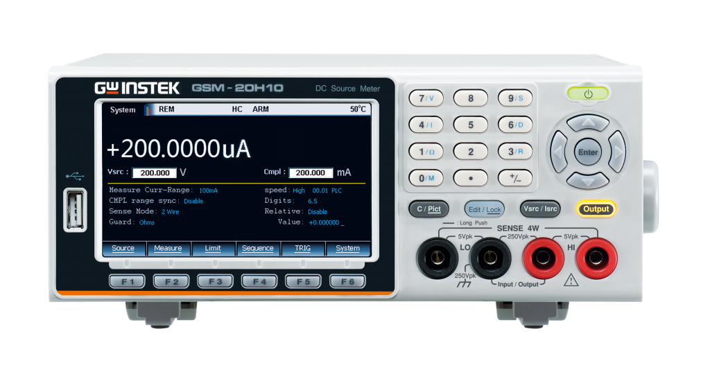 DC ソースメジャーユニット GSM-20H10