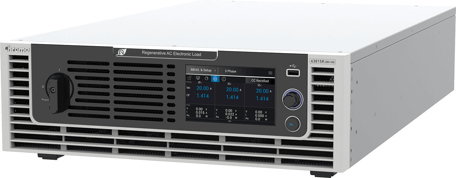 クロマジャパン/Chroma 回生AC電子負荷 Model 63800R Serise – 穂高