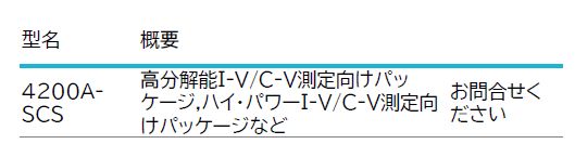 4200A-SCS型 パラメータ・アナライザ価格