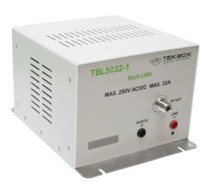 ラインインピーダンス安定化ネットワーク（LISN）50µH　TBL5032-1