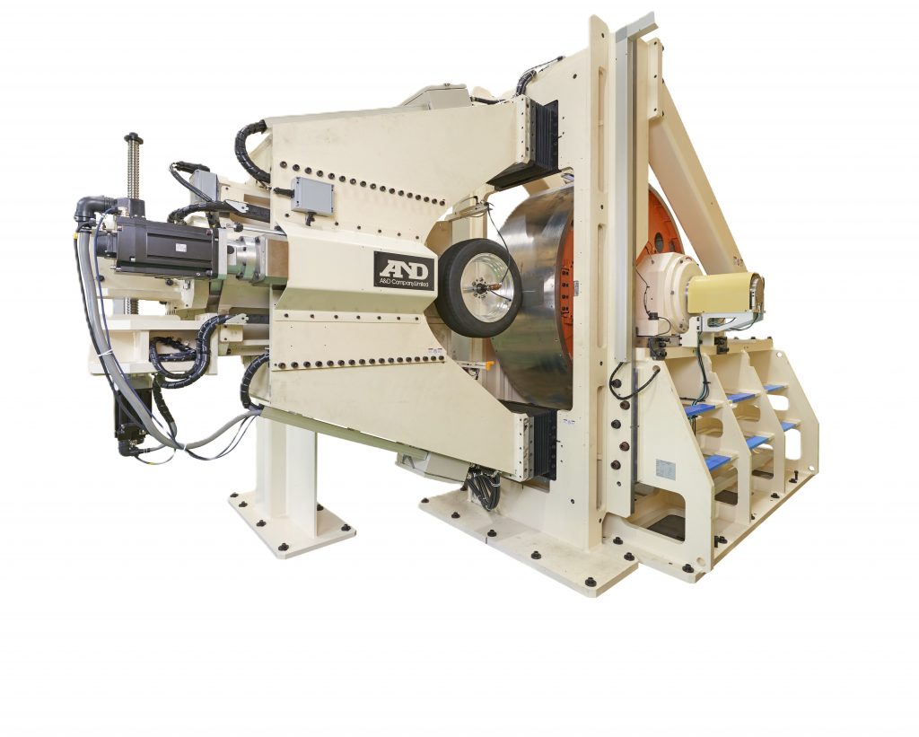 動的接地力試験機(ドラム式タイヤ試験機)